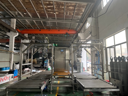 High Performance Double Heads Filling Machine Customized 20-1000l BID Bag In Drum Aseptic Filler Ton Box Filler For Dairy Beverage Factory