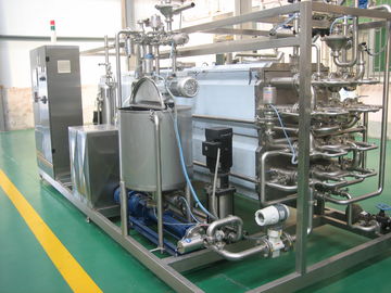 Juice Tubular Pasteurizer Equipment Stainless Steel Color With Touch Screen Display