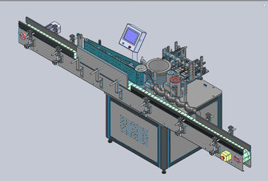 220V / 380V Food Processing Equipment , Carton Labeling Machine For Food Industry