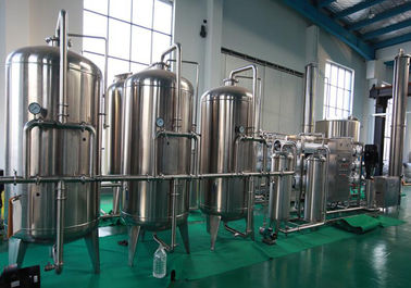 Long Warranty Liquid Filling Machine RO Water Treatment 1000-8000l / H Capacity