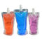 Reusable Concealable Plastic Drink Pouches For Juice Sauce Shampoo