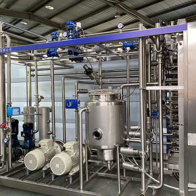 Tubular UHT Sterilization Machine for Milk Carbonated Beverage