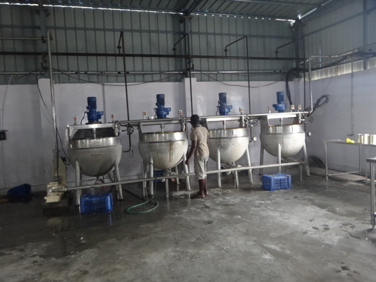 Seasoning Tomato Sauce Processing Line Pasteurization