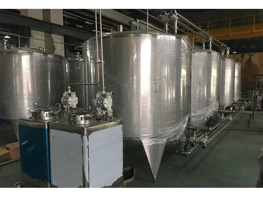 High Quality Customized CIP System For Fruit Processing Line Clean In Place Machine SUS304/316 With PLC