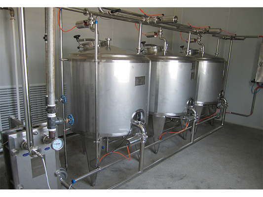 High Quality Customized CIP System For Fruit Processing Line Clean In Place Machine SUS304/316 With PLC