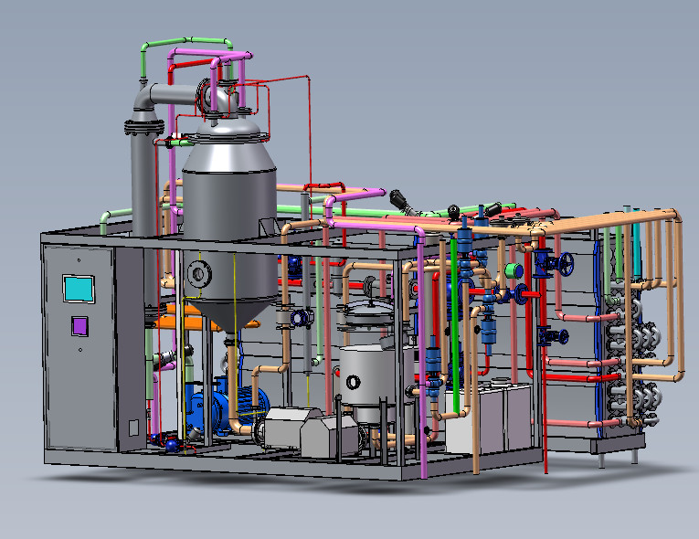 DSI Direct Steam Injection Sterilizer Flash UHT Sterilization For Milk ...